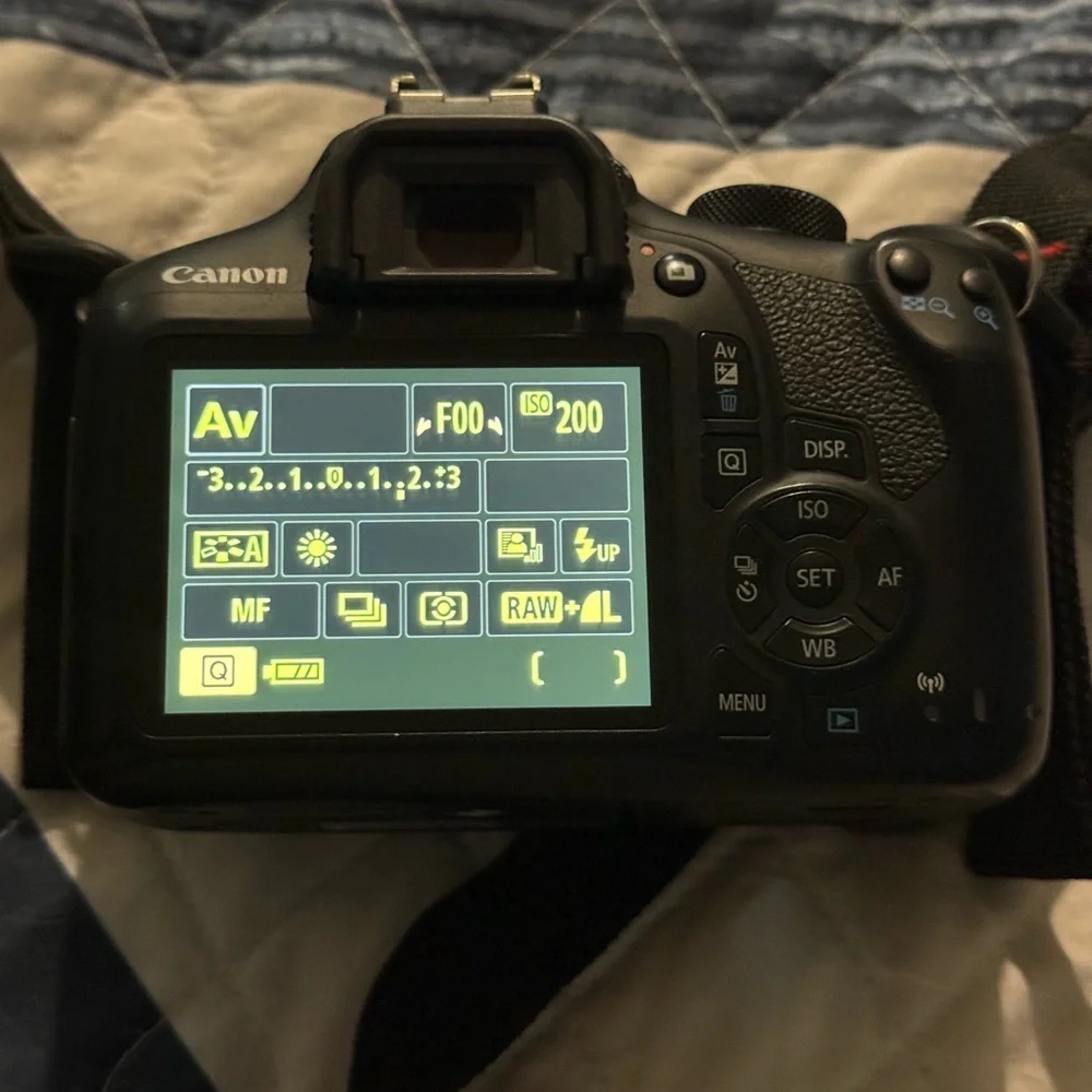 Canon Black Digital Camera Professional DSLR